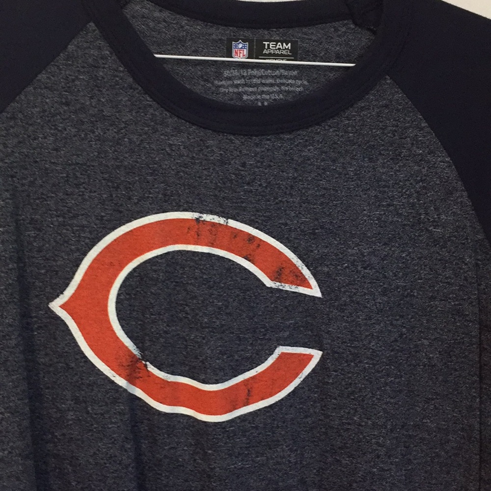 Chicago Bears Raglan top - Picture 2 of 2